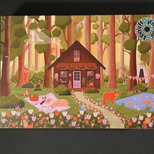 Cozy Forest Cottage Puzzle - Green